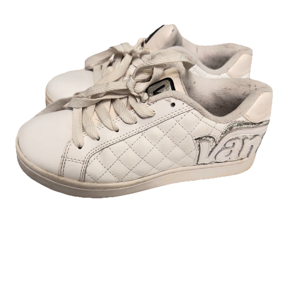 Vintage VANS WIDOW PLUS Quilted Leather Padded cush SKATE shoe women 6